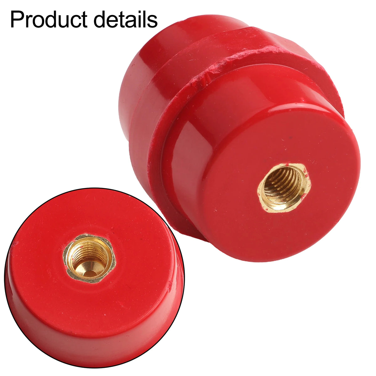SM-40 M8 Busbar Insulators 10-Pack | BMC Power Cabinet Spacers Busbar Insulator PRIMED