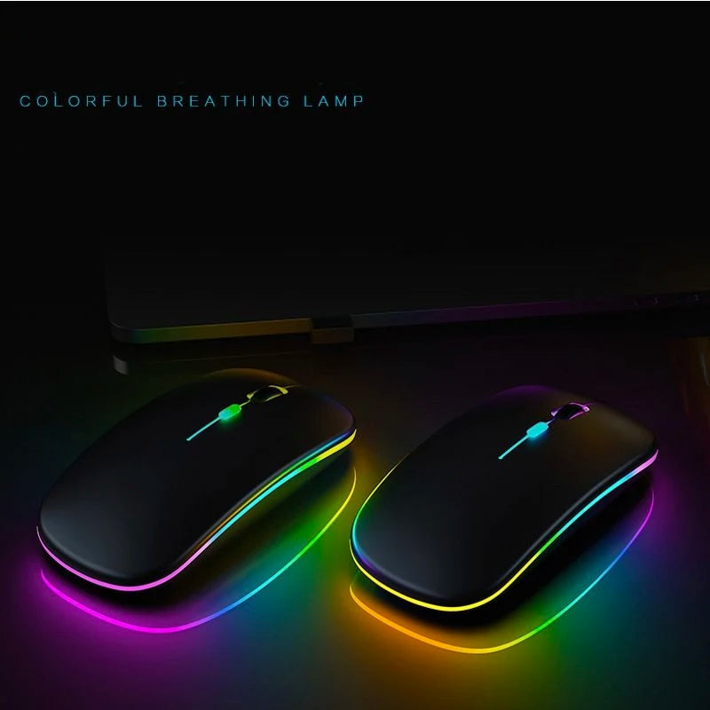 MissionFit Wireless Mouse Bluetooth 2.4GHz Dual Mode RGB Silent Wireless Mouse PRIMED