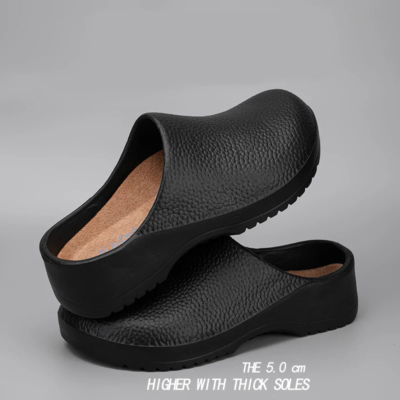 LETCOMFIT Waterproof Anti-Slip Garden Clogs Men & Women Garden Clogs PRIMED black 38-39