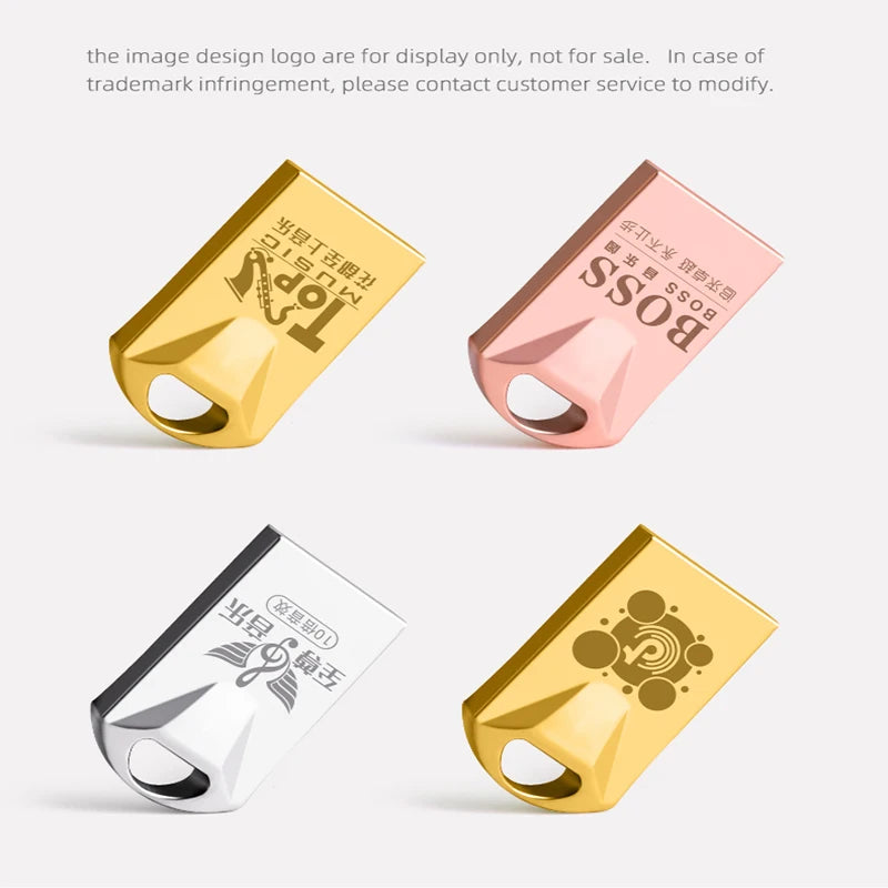 10-Pack Metal USB Flash Drives 4GB–128GB | Free Custom Logo USB Flash Drive PRIMED