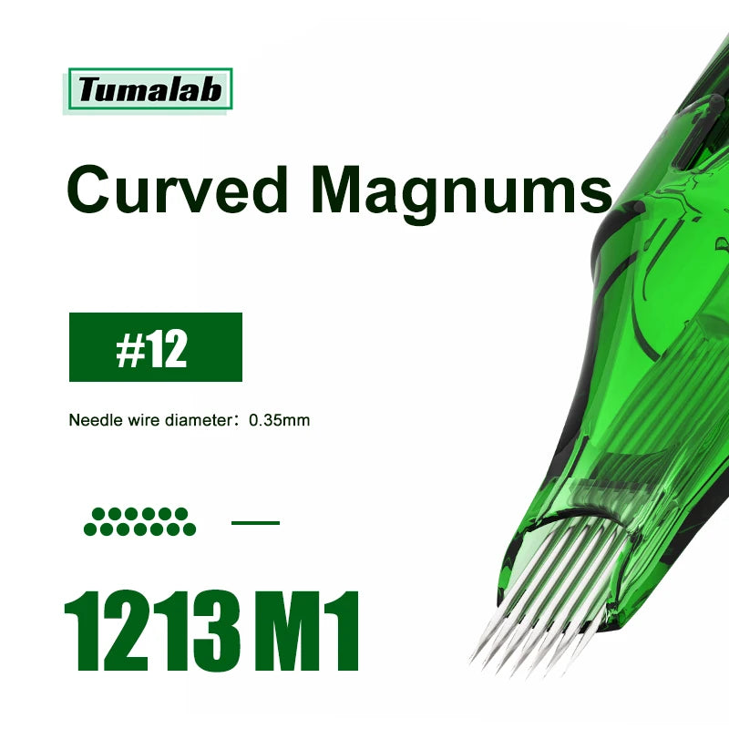 TUMAlab Tattoo Cartridge Needles – Sterilized 50+ Configs
