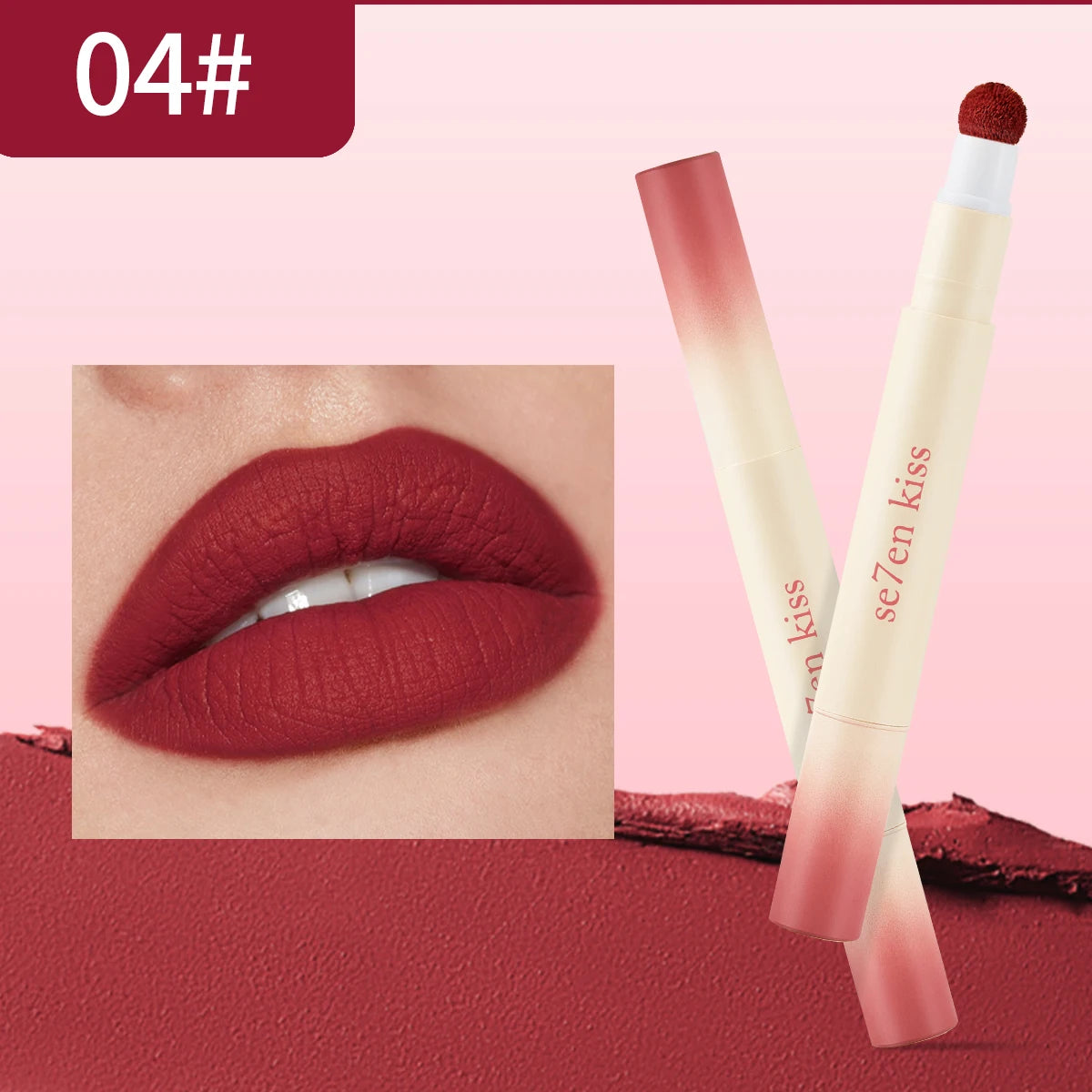 Se7en Kiss Velvet Matte Air Cushion Lip Cream | Waterproof