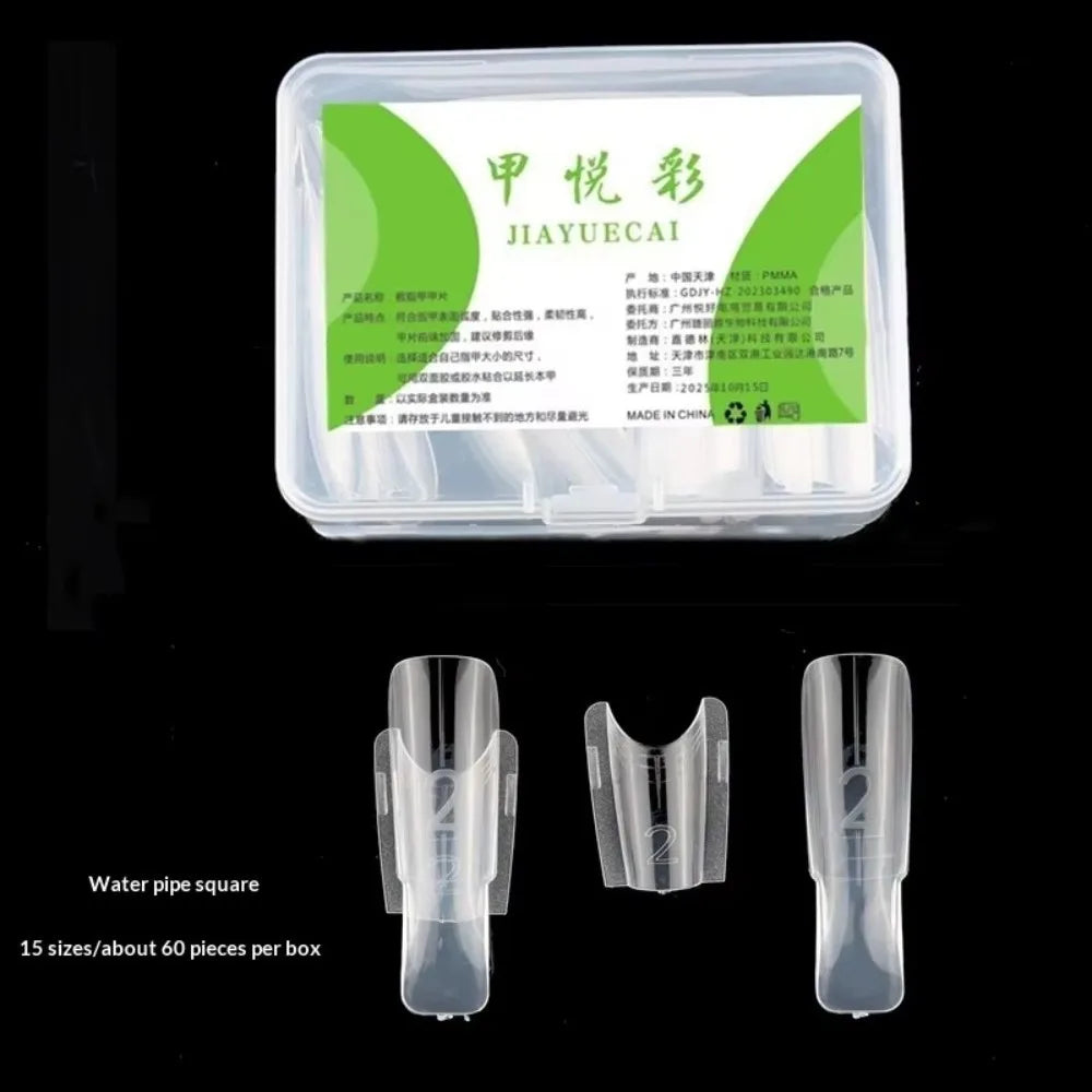 Rocket Shape Dual Nail Extension Forms 30pcs – Reusable