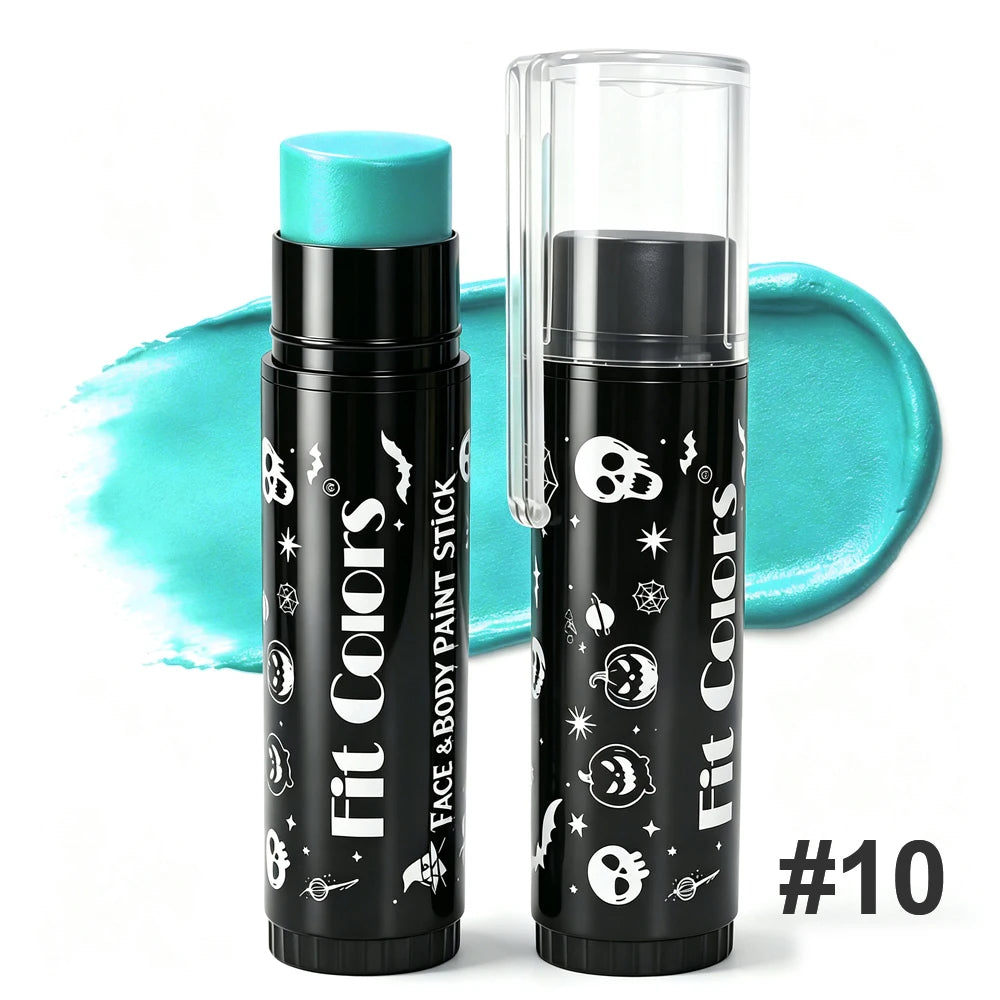 Halloween Face & Body Paint Stick – Cosplay & Stage Makeup Face & Body Paint PRIMED 10