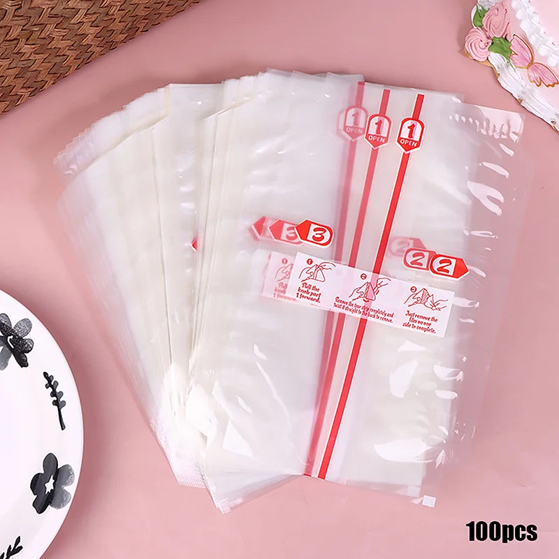 Disposable Onigiri Bags – Double Layer Triangle Rice Ball Wrap Food Packaging Bags PRIMED