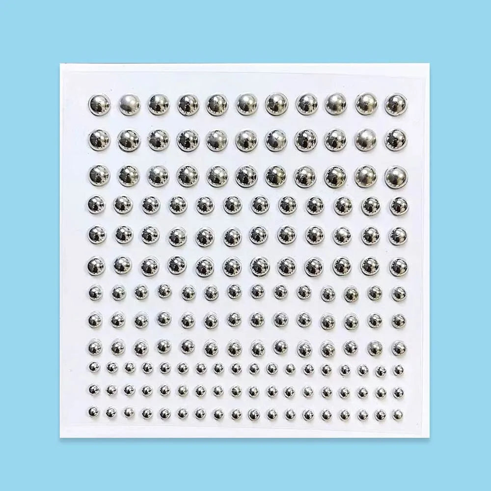 Non-Piercing Rhinestone Face Stickers – Faux Lip & Brow Gems