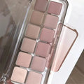 12-Color Matte Eyeshadow Palette | Korean Tea & Apricot Tones Eyeshadow Palette PRIMED 12 Color