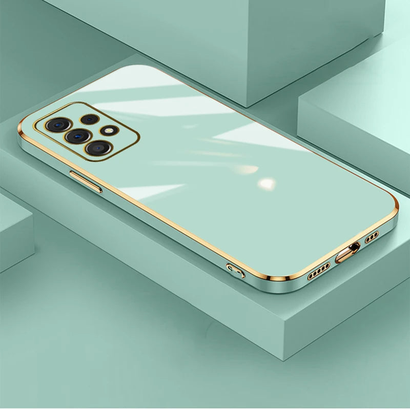 Luxury Plating Silicone Case for Samsung Galaxy A Series Silicone Phone Case PRIMED
