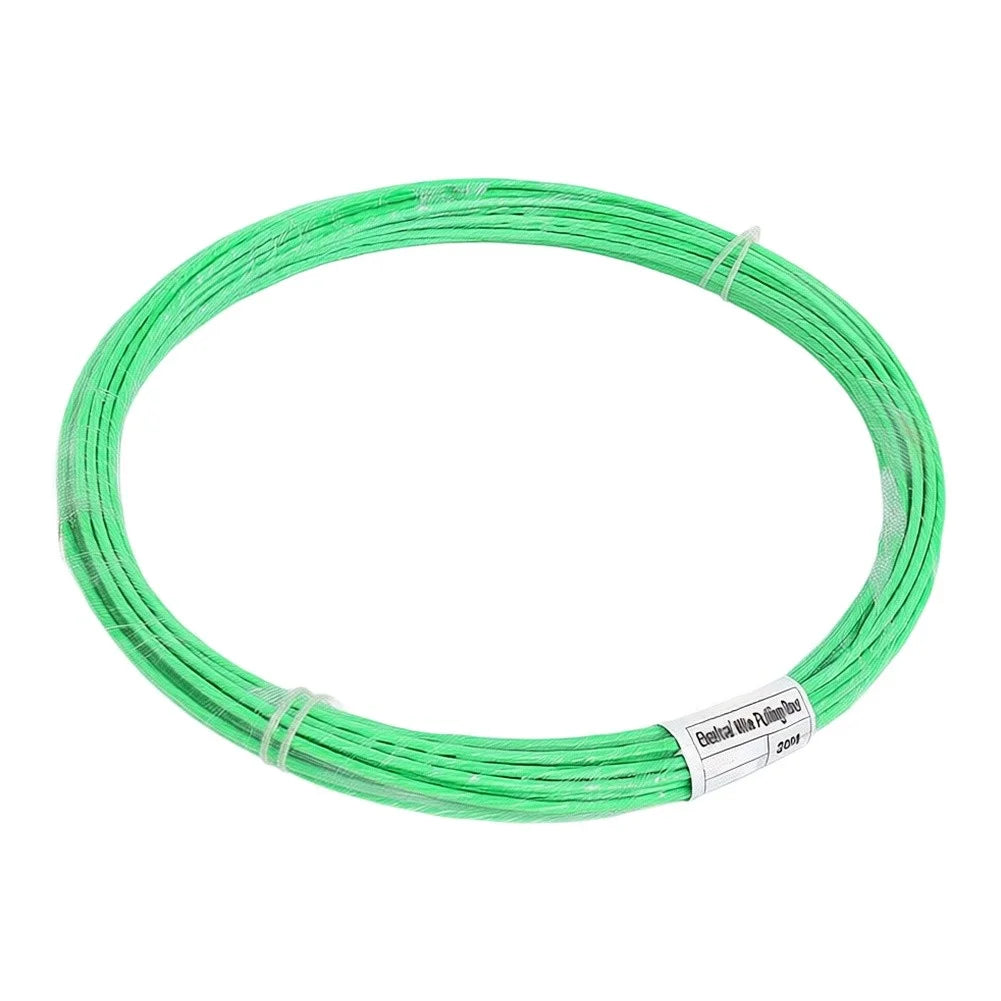 98.4FT Electrician Fish Tape – Polyester Wire Puller Swivel Tip Electrician Fish Tape PRIMED