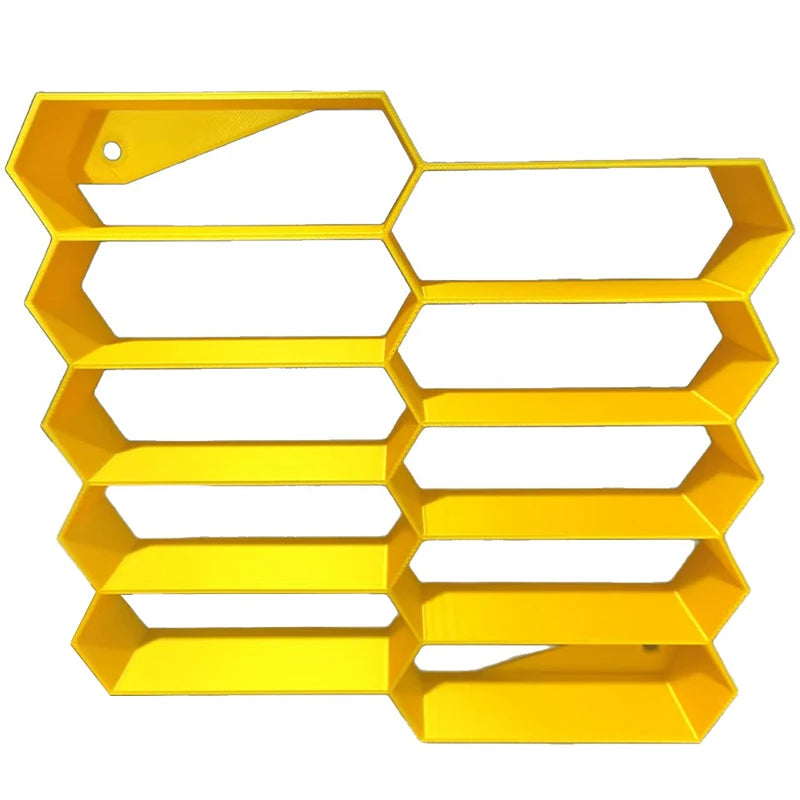 10-Grid 3D Printed Car Model Display Rack | Storage Holder Model Display Rack PRIMED