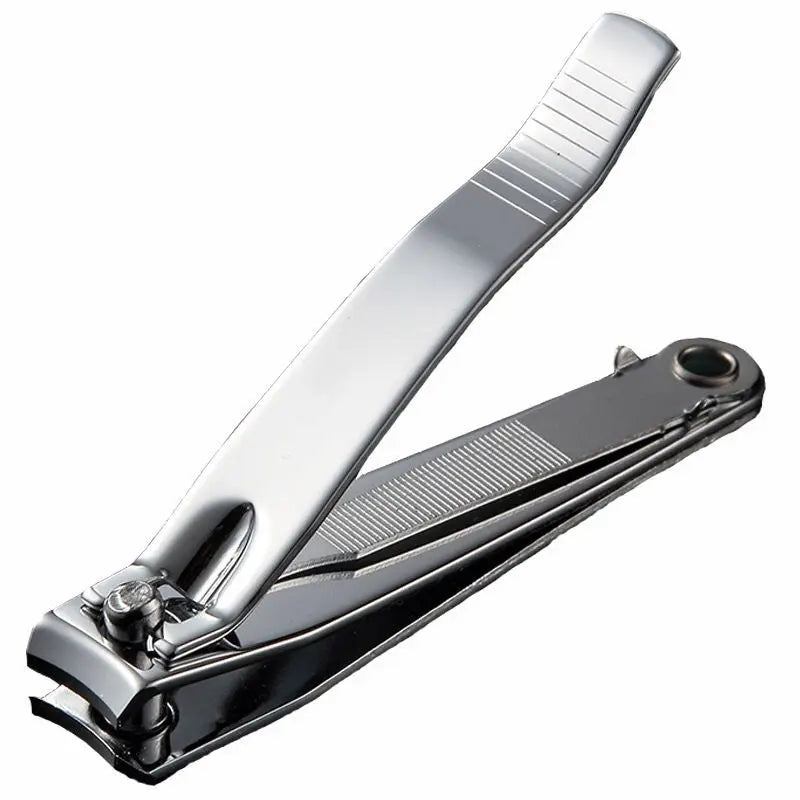 Stainless Steel Nail Clipper Curved Blade & Swing-Out File Nail Clipper PRIMED WHITE