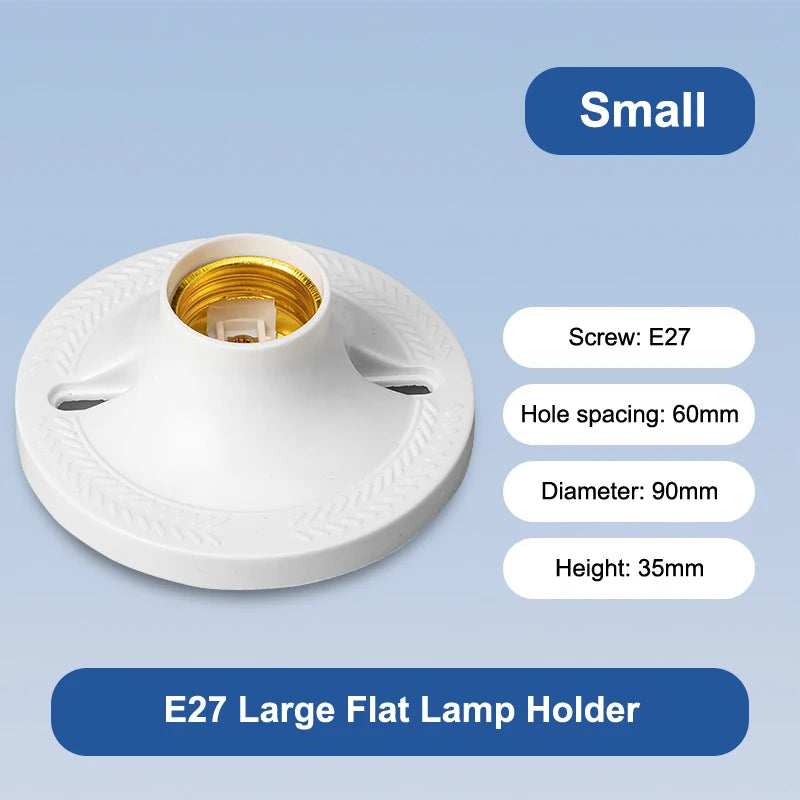 E27 Lamp Holder Socket 250V – Ceiling Mount Edison Bulb Base Lamp Holder Socket PRIMED A1