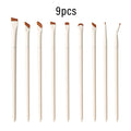 Angled Eyeliner & Eyebrow Brush Set – 1, 3, 7 or 9 Pcs Eye Makeup Brush Set PRIMED 01-9pcs