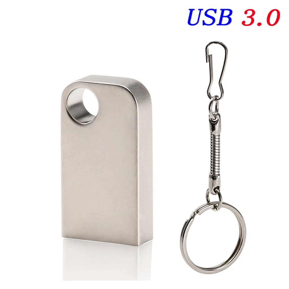 JASTER 64GB USB 3.0 Flash Drive | High-Speed Metal Pen Drive USB Flash Drive PRIMED Silver 128 GB