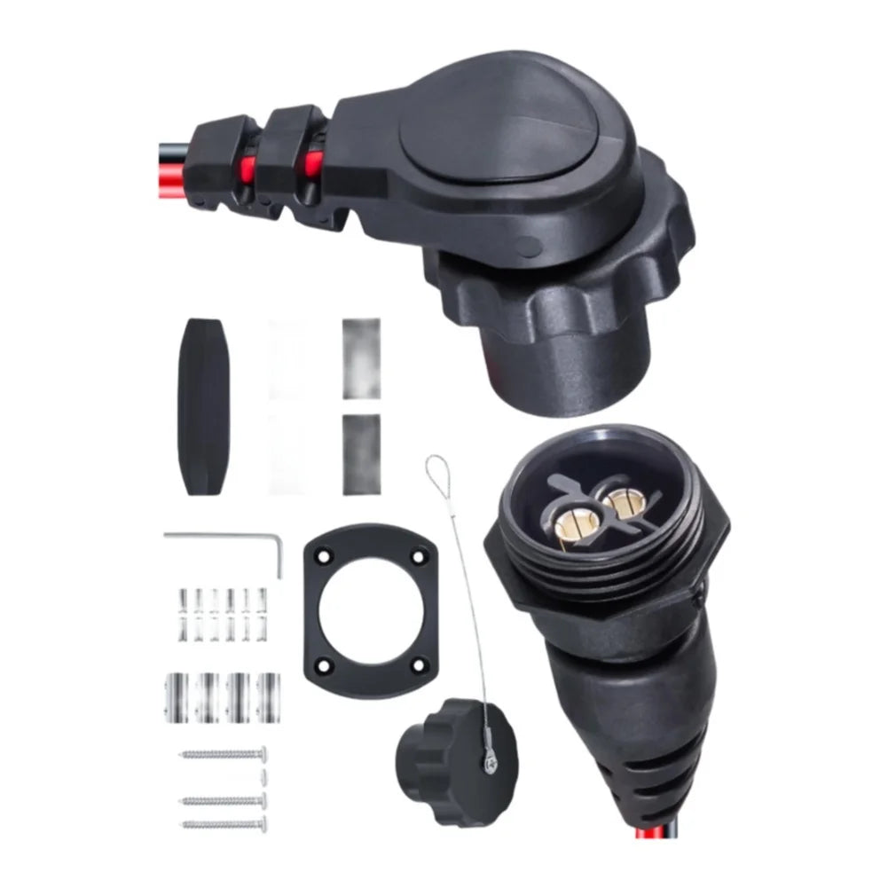 MKR-28 Trolling Motor Connector Male Female – 60A 48V IP68 Marine Motor Connector PRIMED