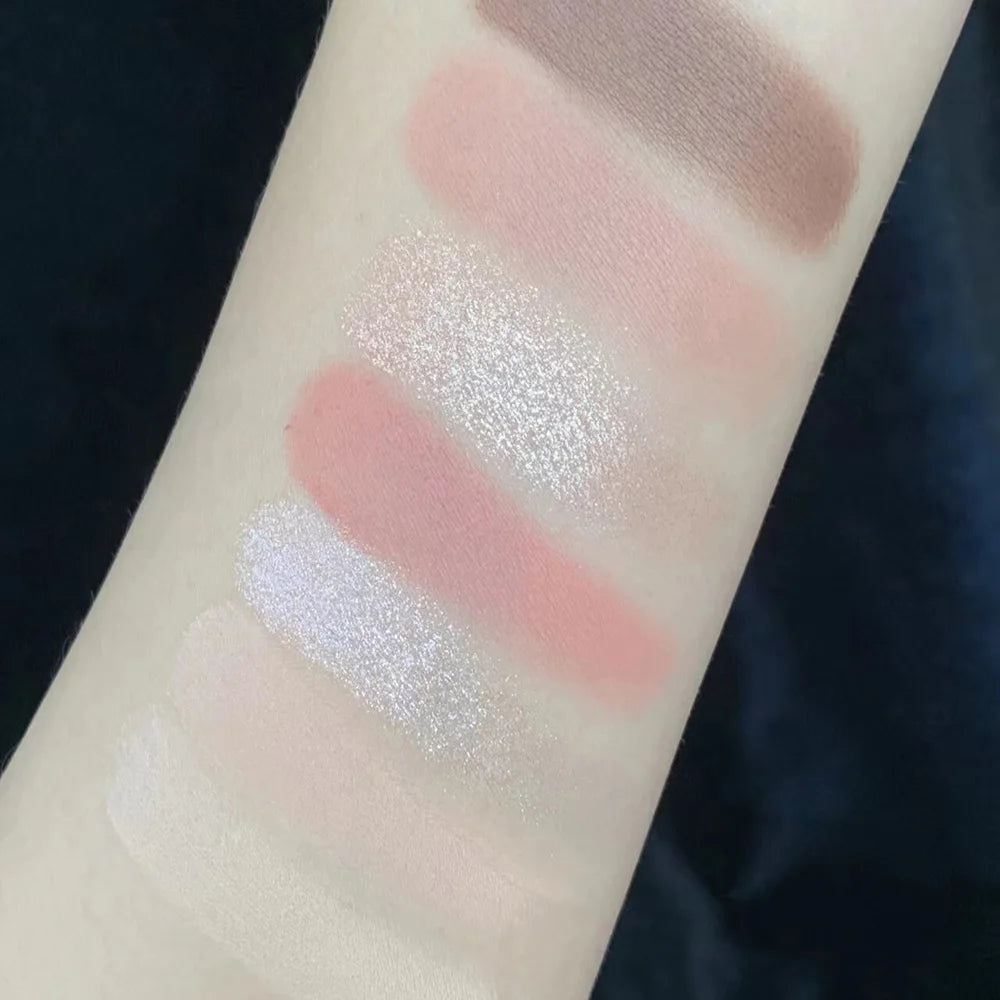 7-Color Korean Matte Eyeshadow Palette – Low Saturation Look Eyeshadow Palette PRIMED