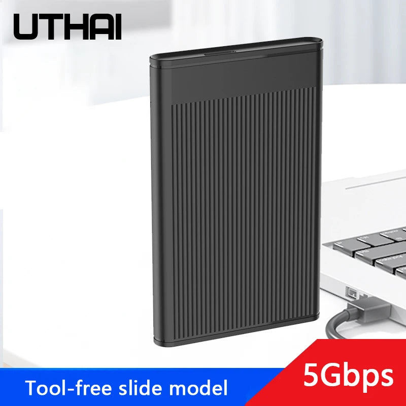 UTHAI Q7 2.5" Tool-Free HDD SSD Enclosure USB 3.0 Type-C