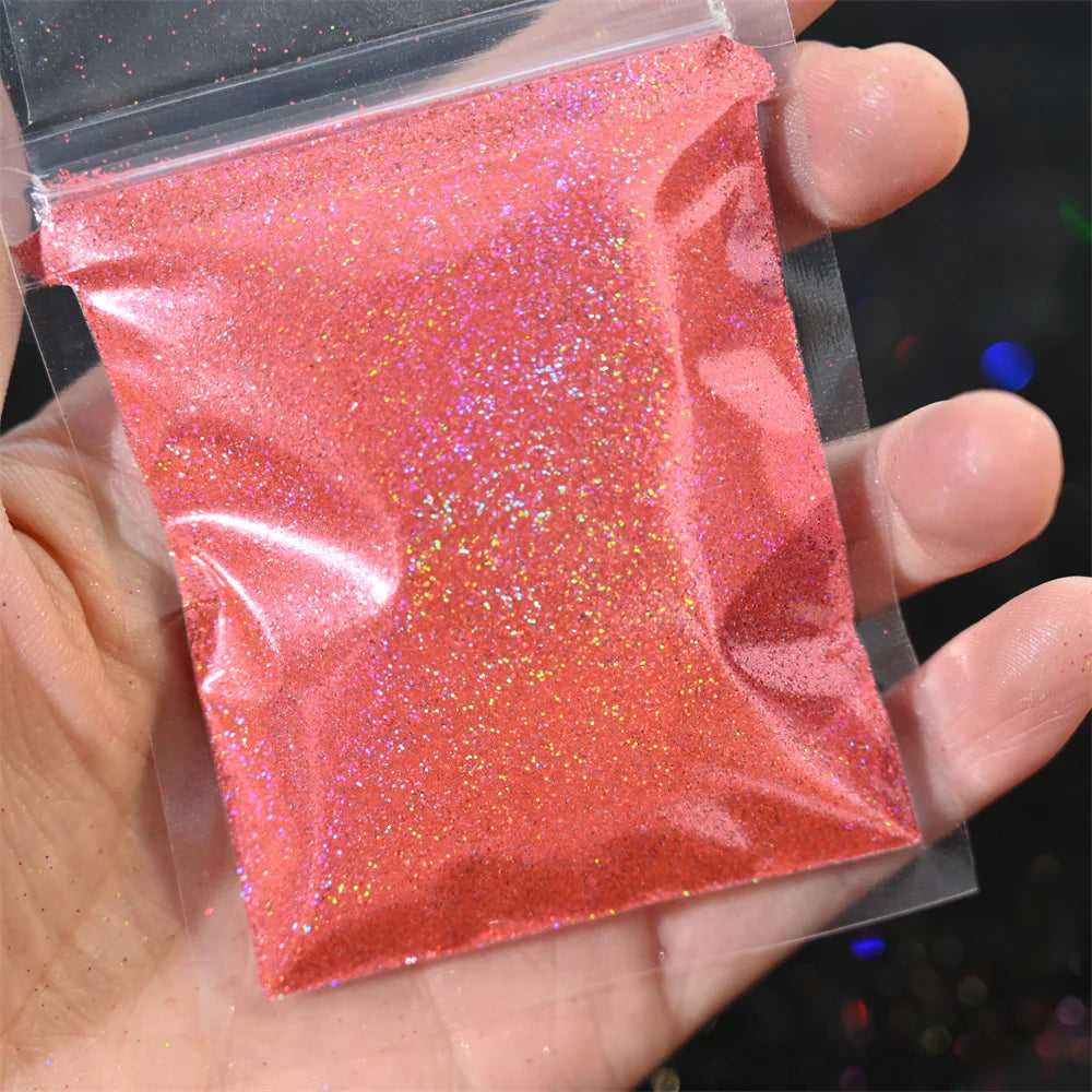 Ultra Fine Holographic Nail Glitter Powder 0.2mm | 5/10g Bulk