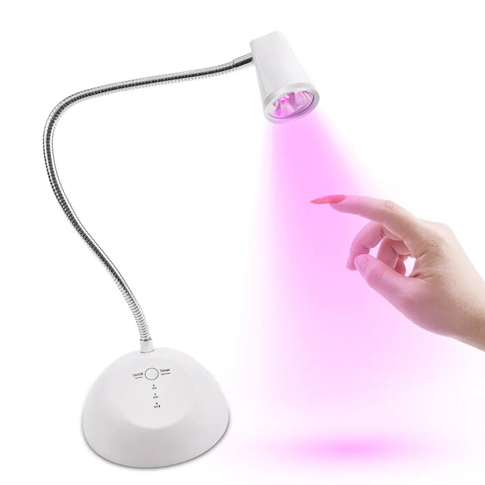 Portable UV LED Nail Lamp Dryer | USB Rechargeable Gel Light