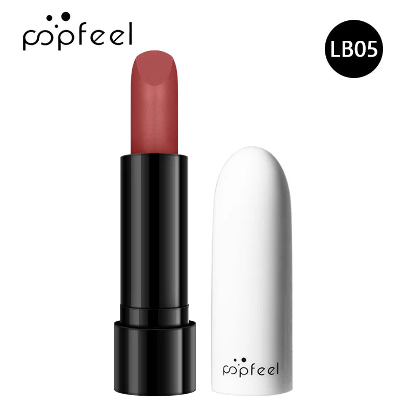 Popfeel Matte Velvet Lipstick – Waterproof & Long-Lasting