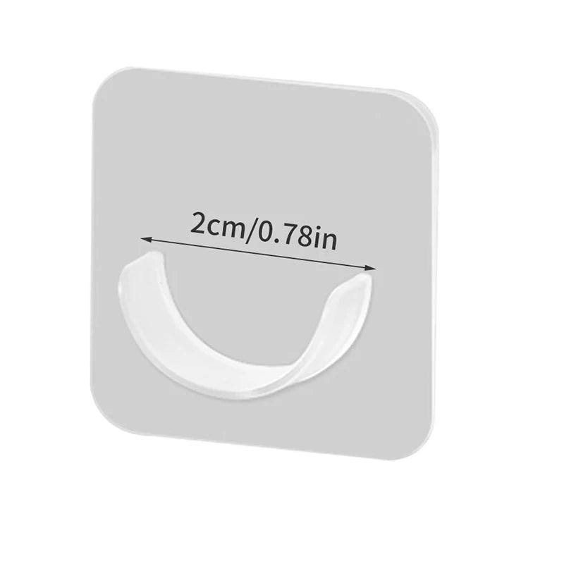 4-Pack No-Drill Adhesive Curtain Rod Brackets – Wall Holders Curtain Rod Bracket PRIMED 4PCS