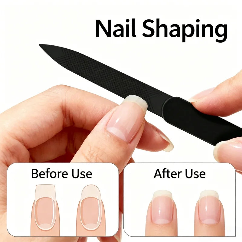 Stainless Steel Pedicure Kit – Sharp Nail Clippers & Grooming Set