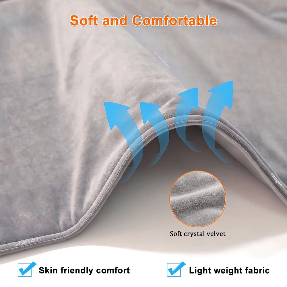 USB Heating Pad Blanket – Foldable Soft Velvet Hand Warmer Electric Heating Pad PRIMED
