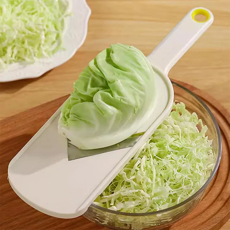 Handheld Mandoline Cabbage Slicer – Stainless Steel | LMETJMA Mandoline Vegetable Slicer PRIMED