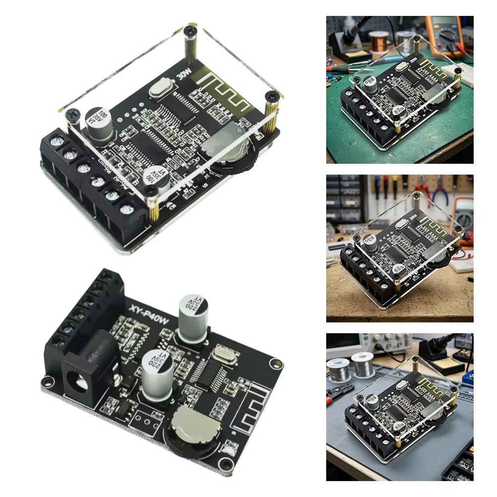 XY-P15W Dual Channel Wireless Amplifier Module DC 8-24V 30W