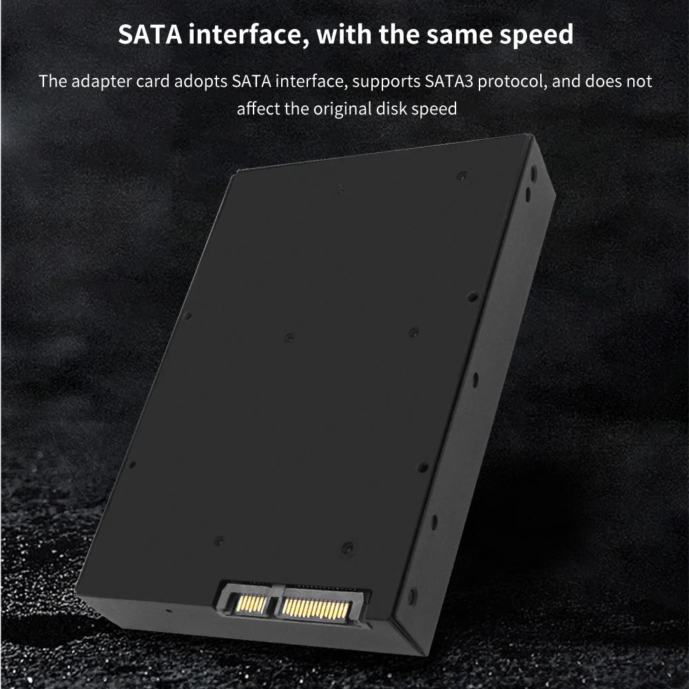 TISHRIC 4/5 Port M.2 NGFF SATA JBOD Adapter 3.5" Enclosure SSD JBOD Adapter PRIMED