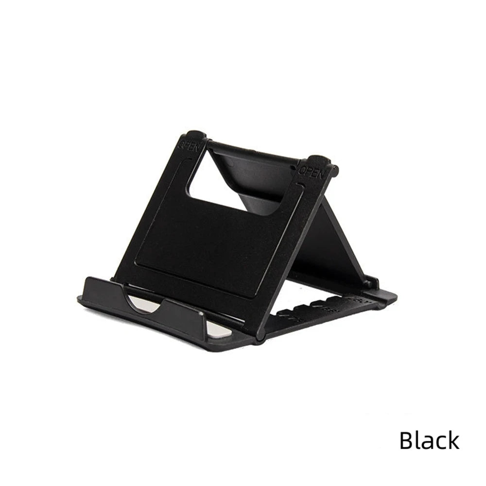 Universal Foldable Desk Phone & Tablet Stand | 6 Angles Phone & Tablet Stand PRIMED Black