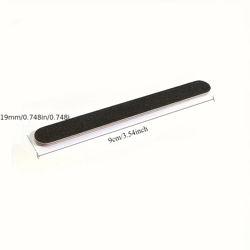 Ouriner Double-Sided Nail File Set 100/180 Grit – 5 or 10 Pcs