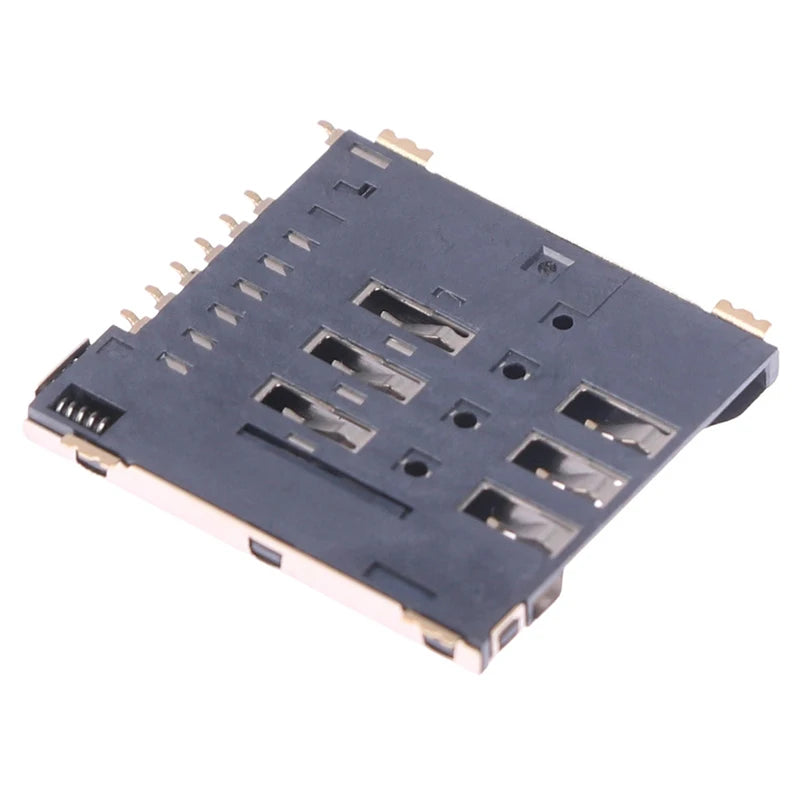 MUP-C792 Micro SIM Card Slot Connector 6+1 Pin Patch Socket SIM Card Connector PRIMED