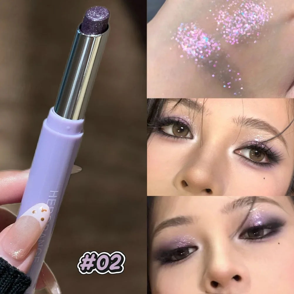 Shimmer Eyeshadow Pen – 3-in-1 Pearlescent Highlight Stick