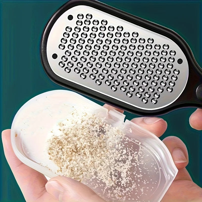 Stainless Steel Foot File & Callus Remover with Splash Guard Foot File Rasp PRIMED