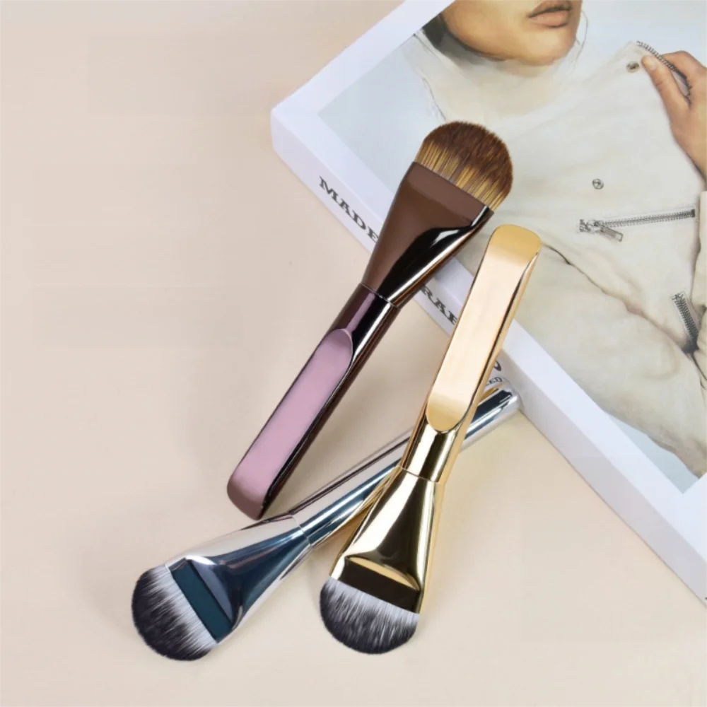 Ultra-Thin Flat Foundation & Concealer Brush – Soft Synthetic