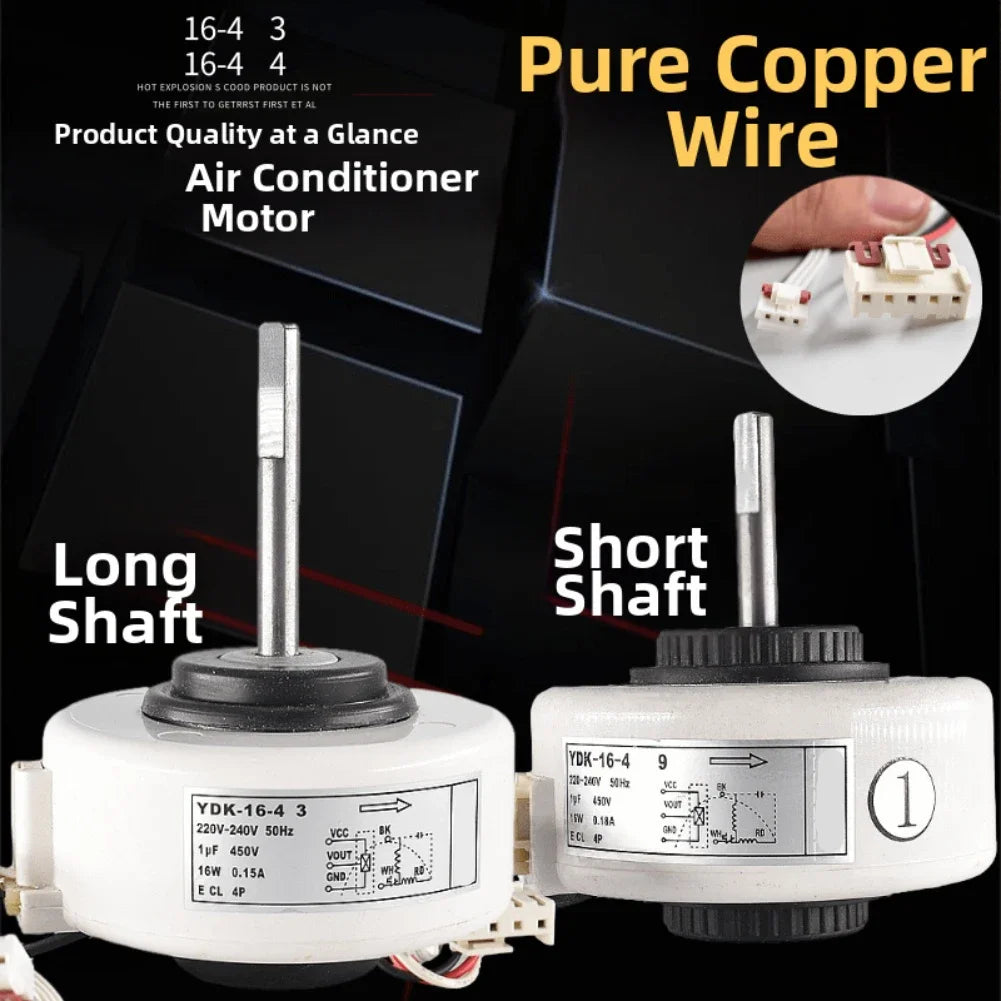YDK-16-4 Indoor AC Fan Motor – Airflow Direction Control