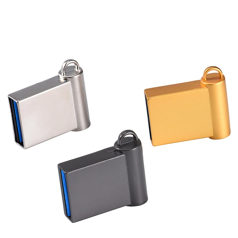 JASTER Metal Mini USB 3.0 Flash Drive 8GB–128GB Custom Logo USB Flash Drive PRIMED
