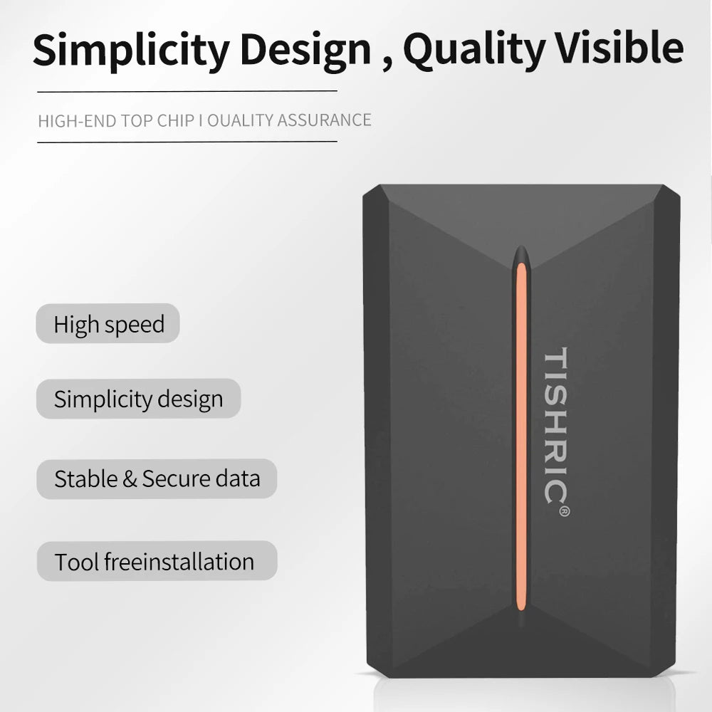 TISHRIC 2.5" SATA USB 3.0 HDD Enclosure | UASP 4TB HDD Enclosure PRIMED