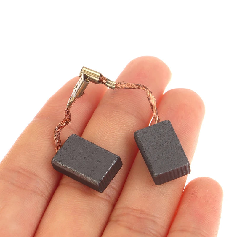 10Pcs 5×10×15mm Graphite Carbon Brushes for Angle Grinders Carbon Brush Set PRIMED