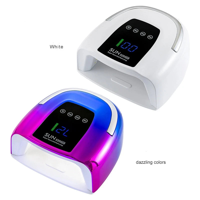 200W 48-LED Rechargeable Wireless UV Nail Curing Lamp UV Nail Curing Lamp PRIMED