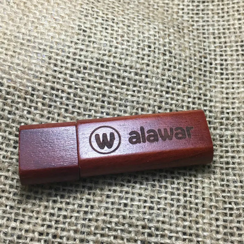 Custom Logo Wooden USB Flash Drive 4GB–128GB | Gift Box Custom USB Flash Drive PRIMED