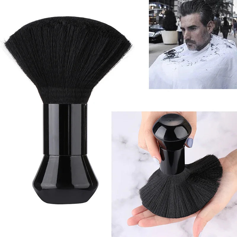 Soft Barber Neck Duster Brush – Salon Haircut Cleaning Tool