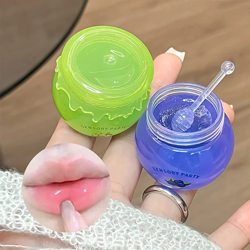 ZYXUAQIR 6g Moisturizing Lip Mask Balm – Grape & Peach