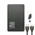 USB 3.0 Type-C 2.5" SATA SSD HDD Enclosure – 5Gbps Tool-Free HDD Enclosure PRIMED Micro B-USB A OTG-BK