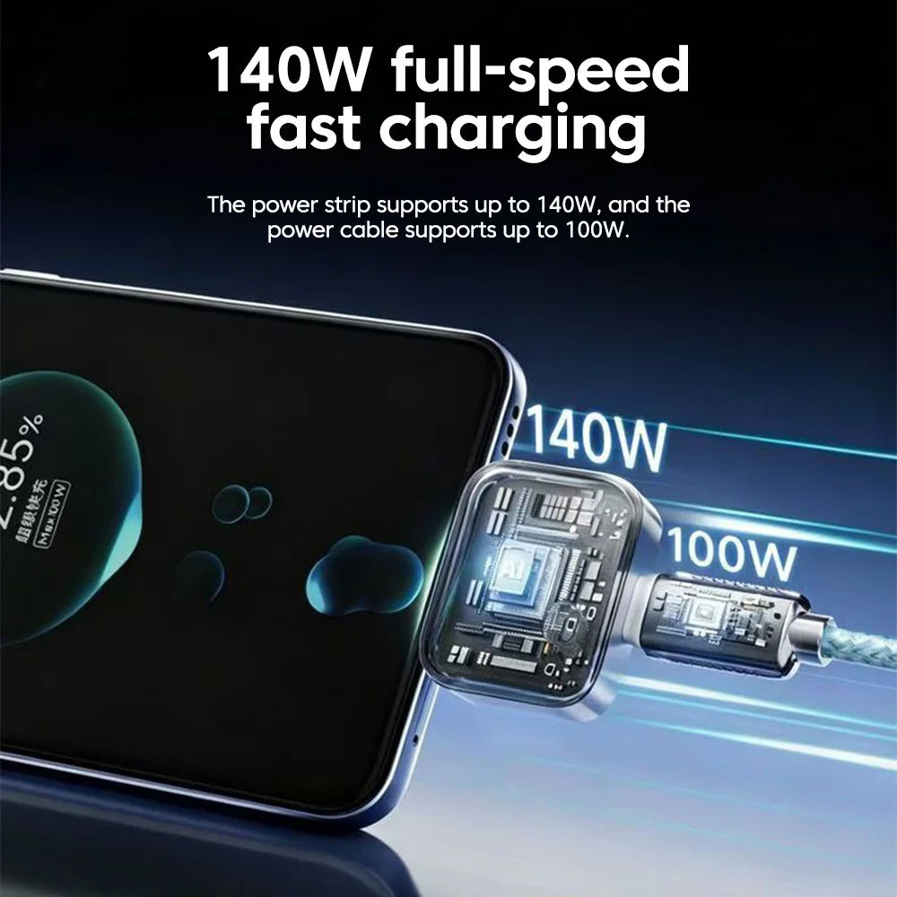 Type-C 140W Auto Disconnect Battery Overcharge Protector
