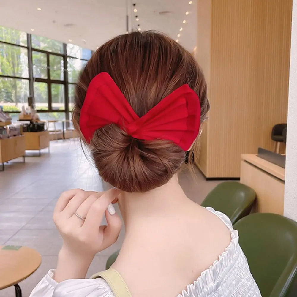 Multicolor Cloth Hair Bun Maker Headband for Women | DIY Styling Hair Bun Maker PRIMED