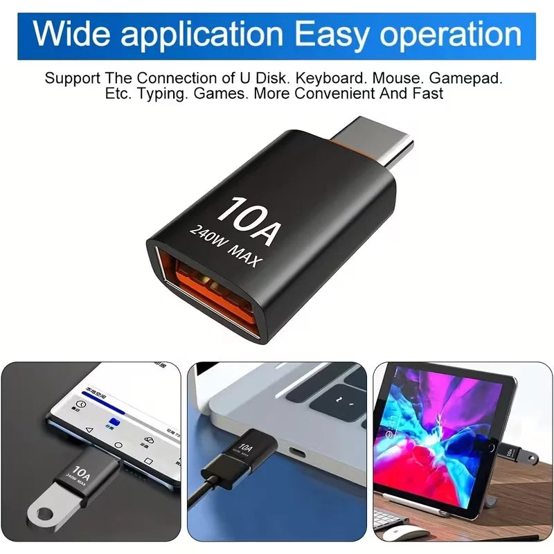 USB-A to USB-C OTG Adapter | USB 3.0 Type-C Converter USB OTG Adapter PRIMED