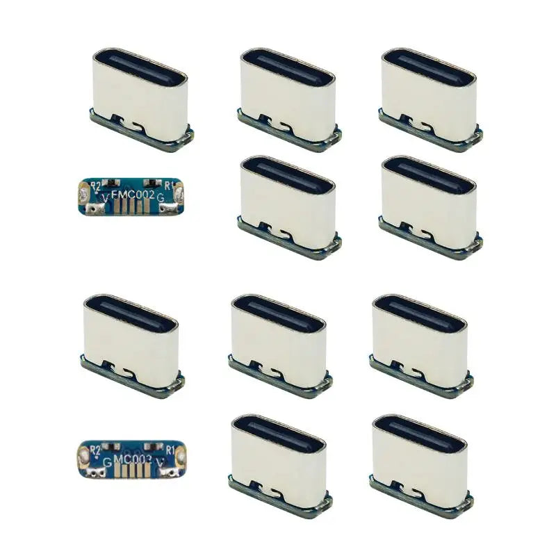 USB Type-C 5-Pin SMD Female Socket for PCB Soldering – 2 Pack