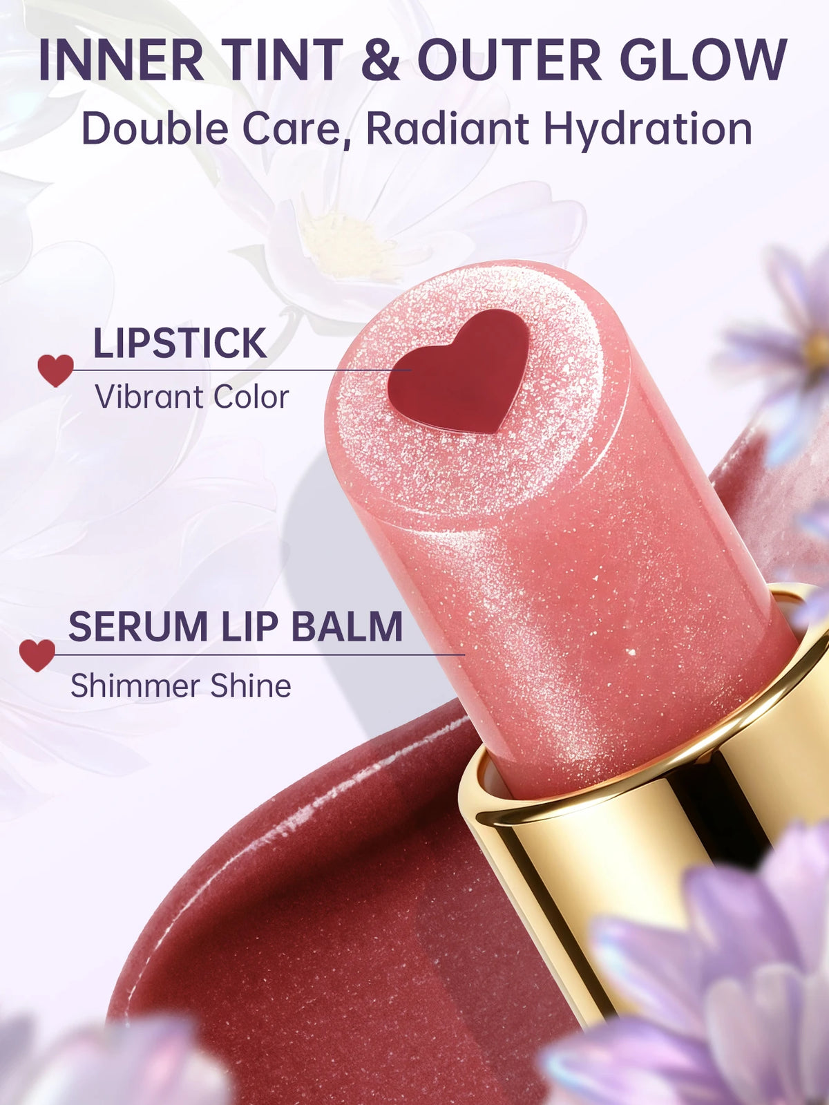 CATKIN Whiffle Dance Tinted Lip Balm – Dual-Core Moisturizer Tinted Lip Balm PRIMED